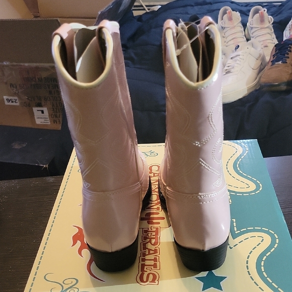 Canyon Trails Lil Cowboy Pointed Toe Kids Pink Size 12c NWT & BOX - Picture 5 of 9
